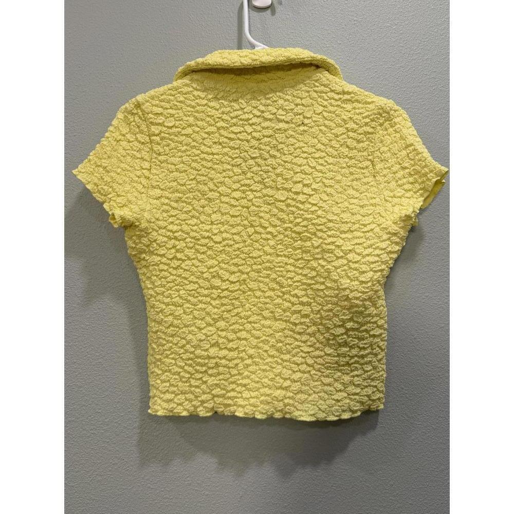 Levi's Yellow Cloud Button Up Top, Women's Small, NWOT - Picture 5 of 8